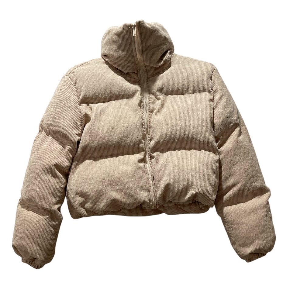 Women's long sleeves jacket, Shein, XS, Beige, Preloved in Good Condition